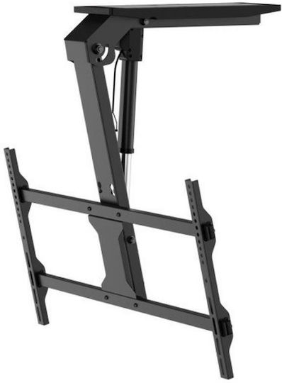 Sbox Mount CPLB-M0748 Βάση Τηλεόρασης Οροφής έως 86" και 45kg Μαύρο