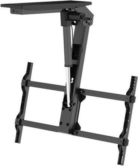 Sbox Mount CPLB-M0748 Βάση Τηλεόρασης Οροφής έως 86" και 45kg Μαύρο