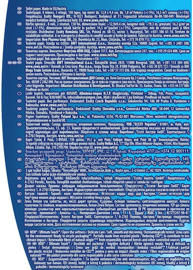 Zewa Delicate Care Χαρτί Υγείας 16 Ρολά 3 Φύλλων 8 Συσκευασίες
