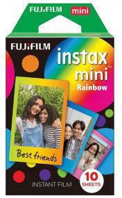 Fujifilm Instax Mini Rainbow Photo Paper for Printers Inkjet 10 Sheets