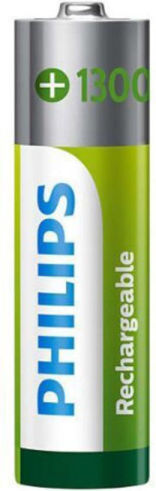 Philips Επαναφορτιζόμενες Μπαταρίες AA 1300mAh 1.2V 2τμχ