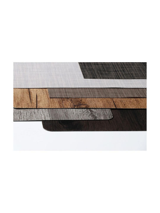 Espiel Σουπλά Πλαστικό Καφέ 45x30cm