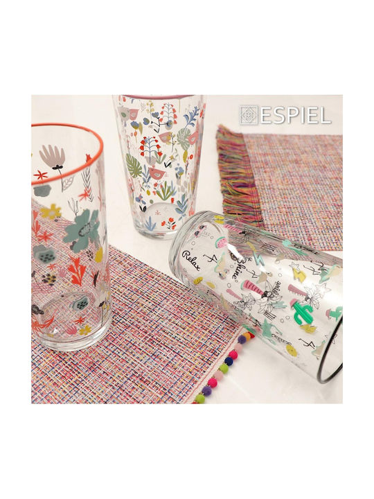Espiel Plastic Placemat Pink 45x30cm