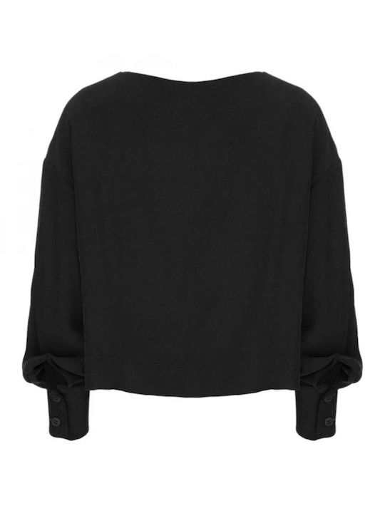 Women's Blouse Long Sleeve Black