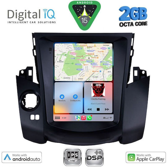 Digital IQ Car Audio System for Toyota RAV 4 2006-2012 (Bluetooth/USB/WiFi/GPS/Apple-Carplay/Android-Auto) with Touch Screen 4.1"