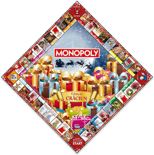 Joc de Societate Monopoly Christmas pentru 2-6 Jucători 8+ Ani Gameology