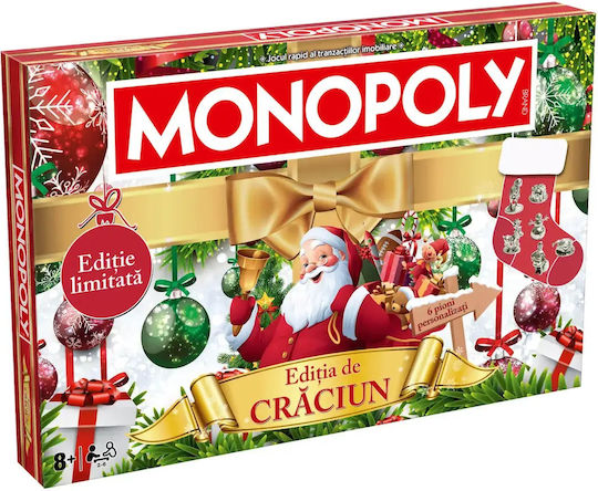 Joc de Societate Monopoly Christmas pentru 2-6 Jucători 8+ Ani Gameology