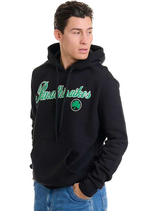 Sweatshirt mit Kapuze Schwarz