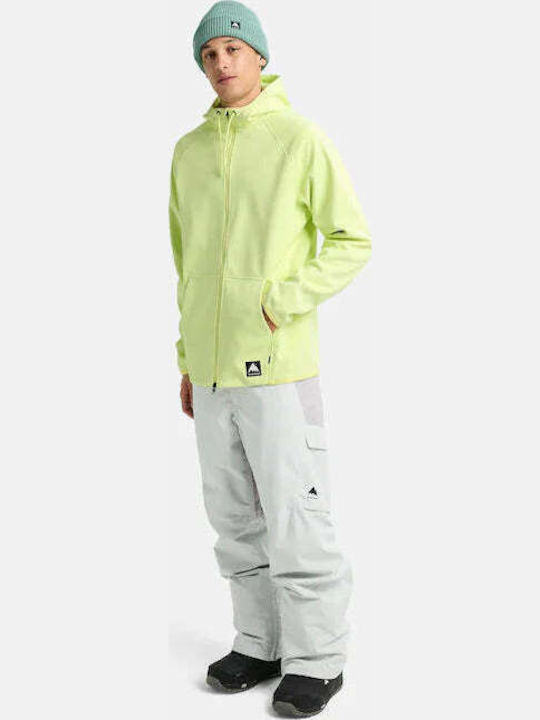 Crown Weatherproof Яке с Качулка Glow Жълто Зелено
