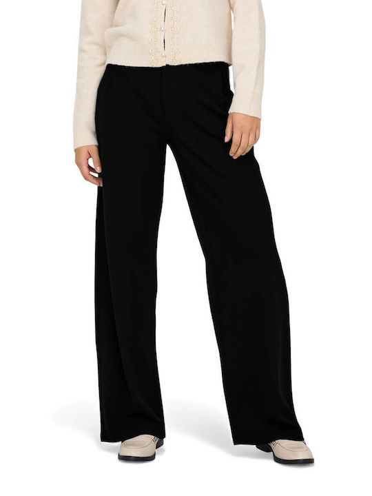 Women's Fabric Trousers Black