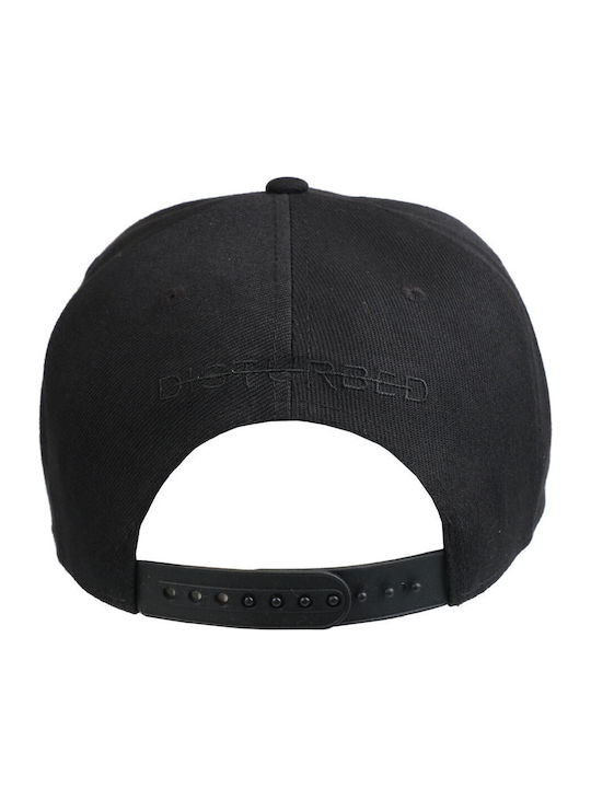 Cap Disturbed Icon Logo Snapback Cap Schwarz Dissbcap01b