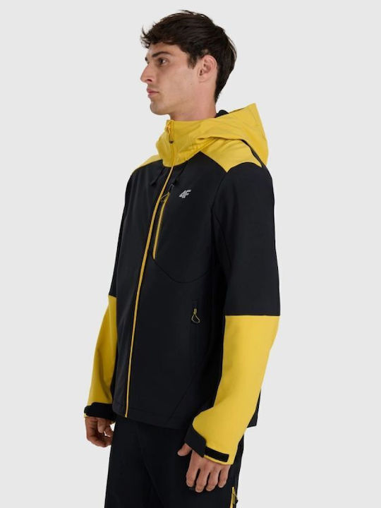 3 in 1 Winter Jacket Softshell Waterproof and Windproof Black