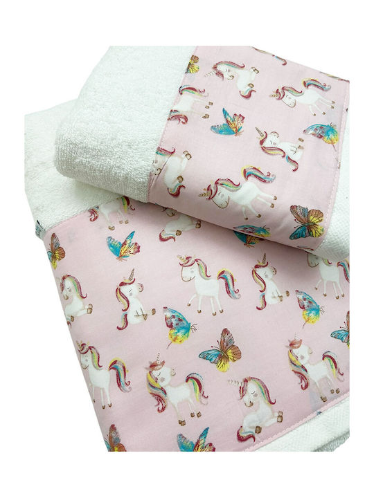 Bunny Bebe Σετ Βρεφικές Πετσέτες 2τμχ Βάρους 500gr/m²
