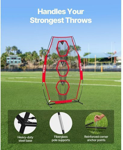 Vevor Goal Target Net for Soccer Training 20.32x10.16cm