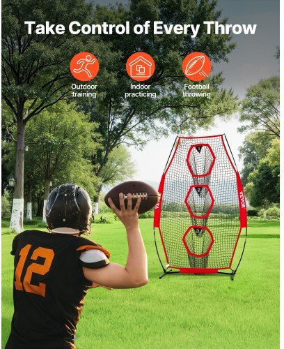 Vevor Goal Target Net for Soccer Training 20.32x10.16cm
