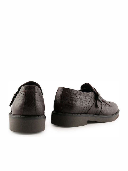 Δερμάτινα Ανδρικά Oxfords Μπορντό