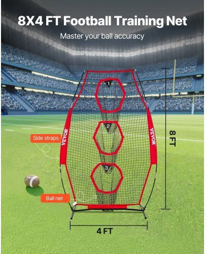 Vevor Goal Target Net for Soccer Training 20.32x10.16cm