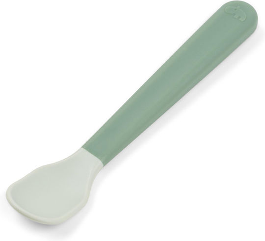Done by Deer Feeding Set Happy Clouds made of Plastic with Non-Slip Base Green 3pcs