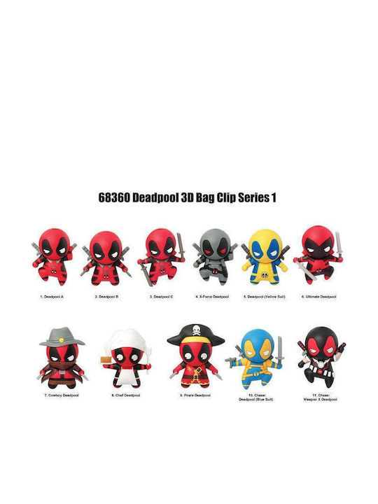 Monogram Marvel Deadpool Blind Bag 3D Schaumstoff Bag Clip Figuren 1 Stück 68360