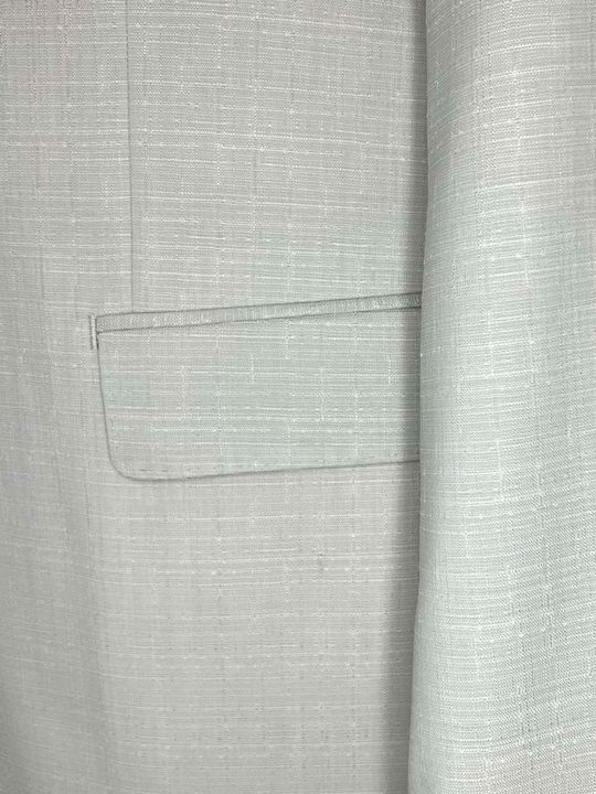 Hutson Men’s Suit Jacket With Slim Fit Open White