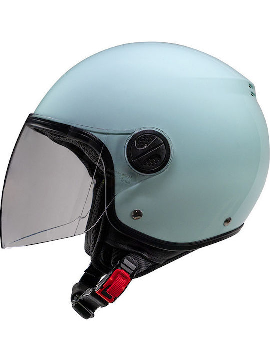 Pilot Fazer sea green Motorcycle Helmet Jet ECE 22.06 950gr