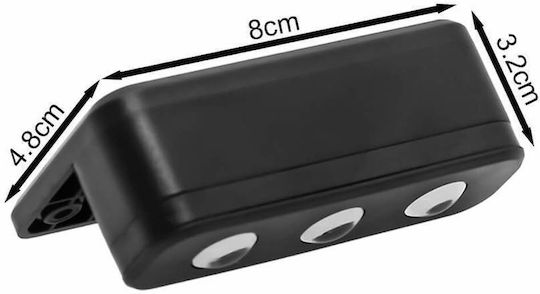 Led Waterproof Set of 4 Wall Solar Lights Warm White 3000K with Photocell IP65