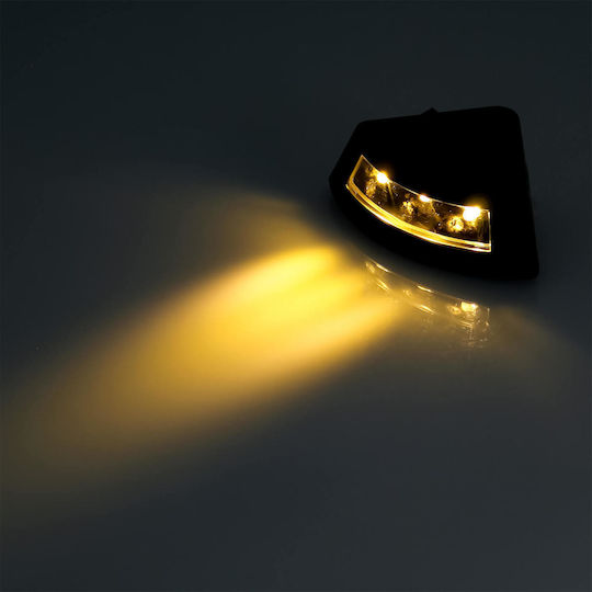 Led Waterproof Set of 4 Solar Lights Warm White 3000K with Photocell IP65