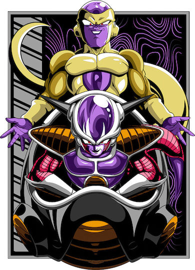 Autocolant De Perete Frieza Dragon Ball Stick2435 130cm