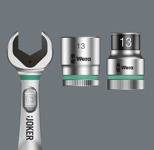 Wera Zyklop Socket Καρυδάκι με Καρέ Υποδοχής 1/2" Διάμετρος 1/2" / 24 / 120