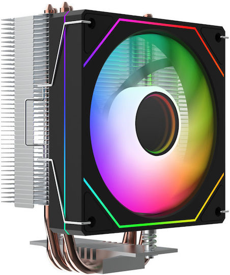 ProGaming PGS4A Cooler Procesor pentru Socket /A/M/4/A/M/5/1/2/0/0/1/1/5/x/1/7/0/0/ cu ARGB Iluminare