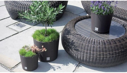 Prosperplast Висящи Саксия Металик Кафяв 25.6x25.6εκ.