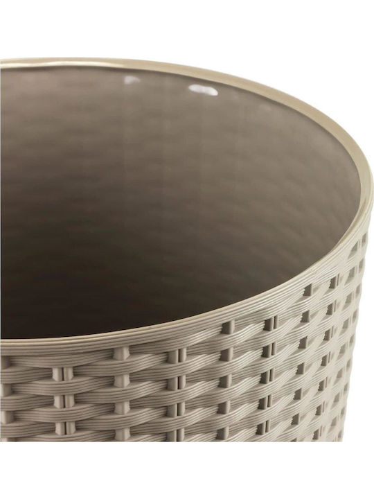 Prosperplast Κασπώ Rattan Καφέ 40x40εκ. 2τμχ