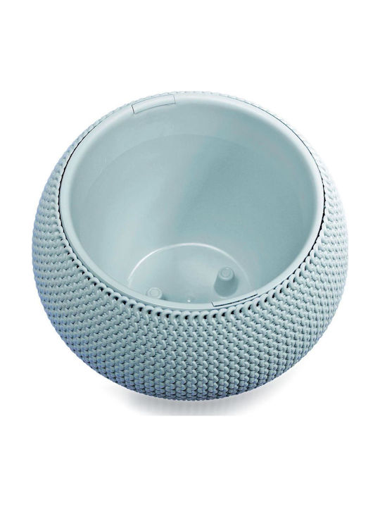 Prosperplast Flower Ghiveci Plastic Albastru 29x29εκ.