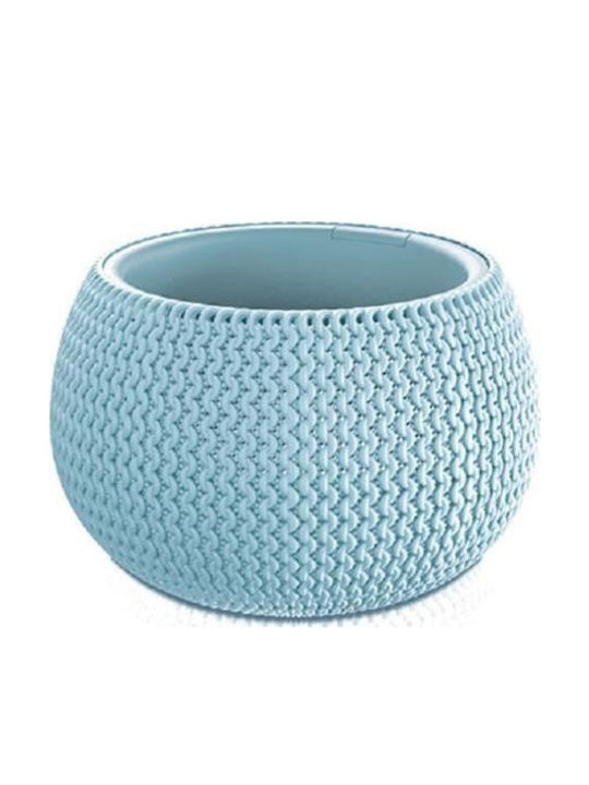 Prosperplast Flower Ghiveci Plastic Albastru 29x29εκ.