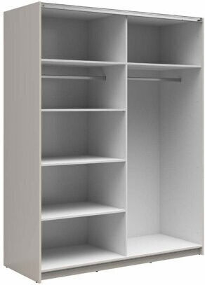 Double Door Sliding Livevaro 117 154x60x196cm Cashmere Double Door Sliding Livevaro 117 154x60x196cm Cashmere