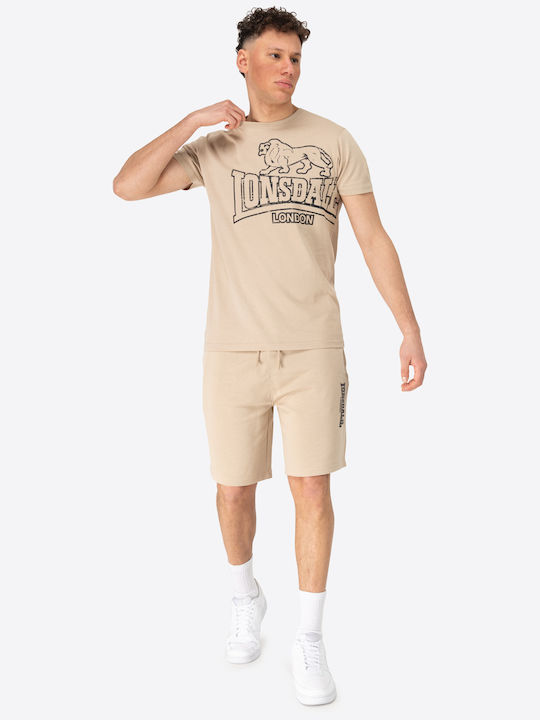 Langsett Тениска Sand/black