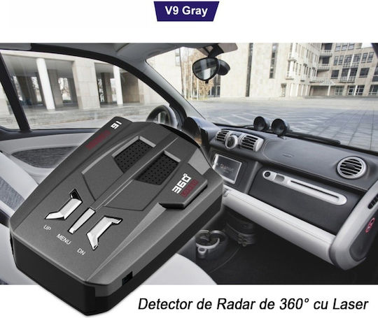 Techstar V9 Car Radar Detector Laser Voice Alert Speed Alarm System K Band Ka Band