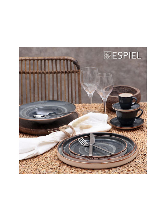 Espiel Monte Carlo Set of Glasses for White and Red Wine made of Glass in Red Color 6pcs