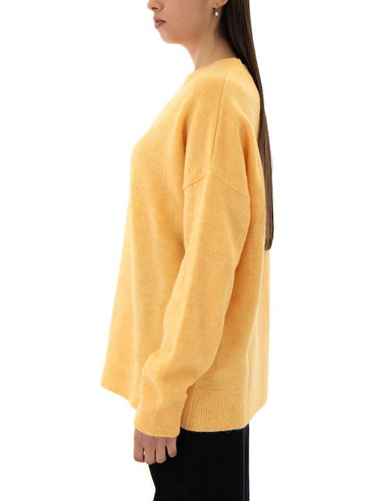 Γυναικείο Μακρυμάνικο Πουλόβερ Κιτρινο (yellow)