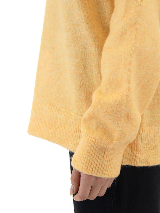 Γυναικείο Μακρυμάνικο Πουλόβερ Κιτρινο (yellow)