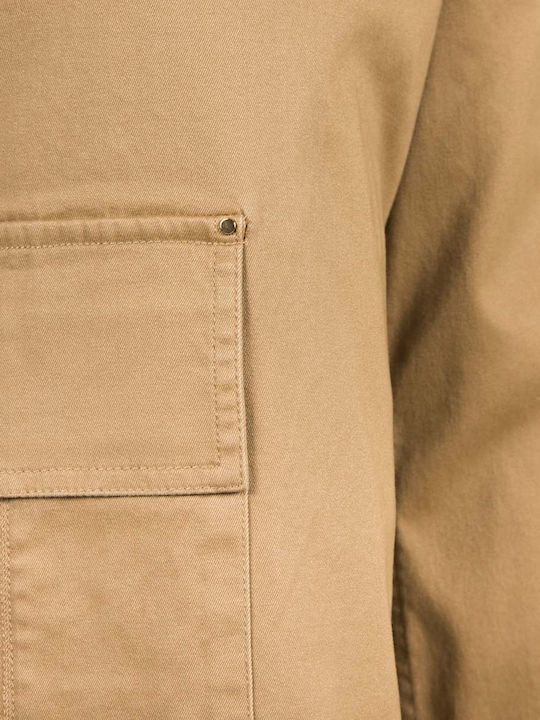 Damen Stoff Hose Beige