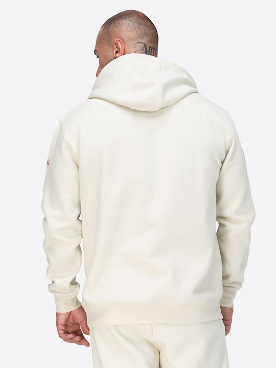 Atherton Φούτερ με Κουκούλα Beige/black