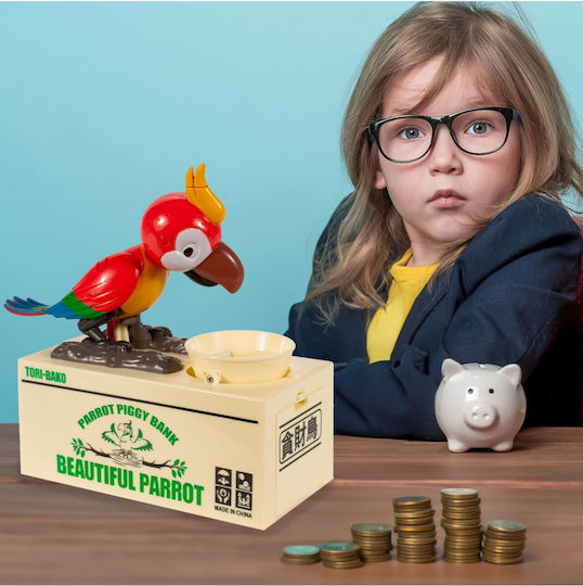 Interactive Piggy Bank Children Parrot Model