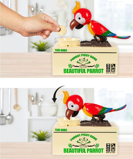 Interactive Piggy Bank Children Parrot Model
