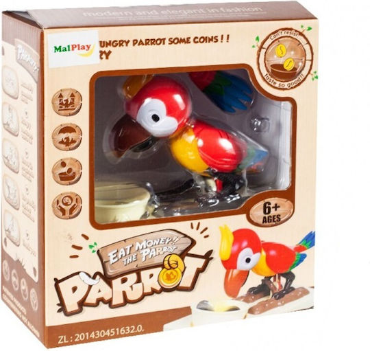Interactive Piggy Bank Children Parrot Model