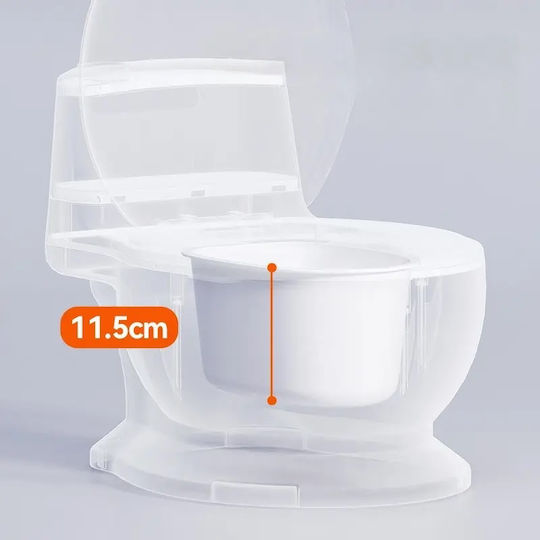 Little Mom Potty Bowl with Lid Green