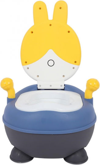 Little Mom Potty Vas cu Capac Albastru