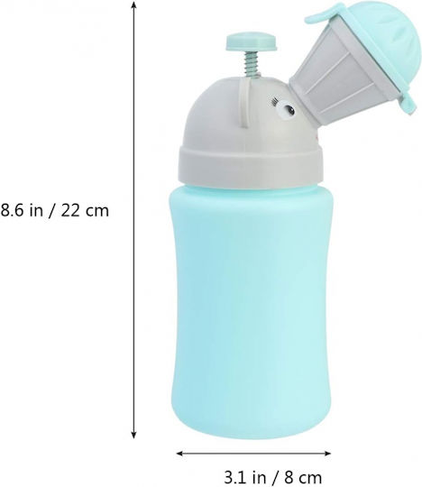 Little Mom Portable Potty with Lid Blue