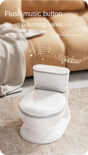 Little Mom Potty Vas cu Sunete & Capac Roz