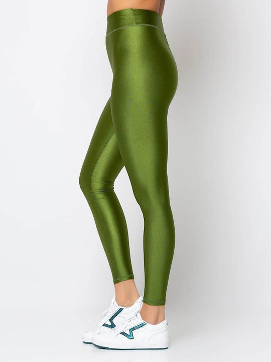 Women's Legging Shiny Olive